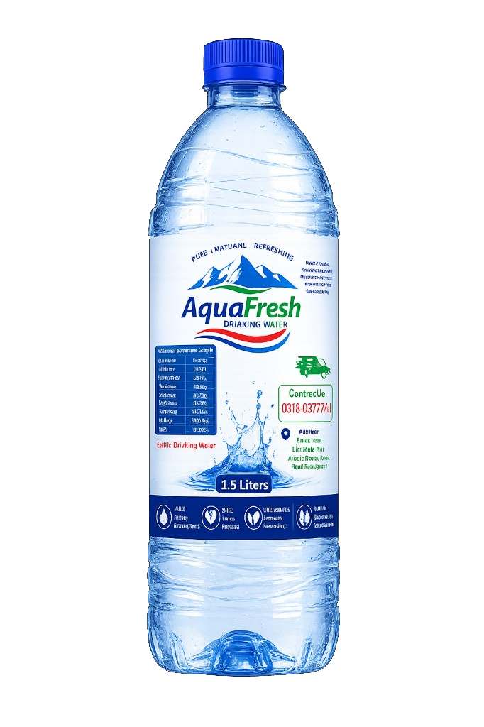 Aqua Fresh 1.5 liter water bottle